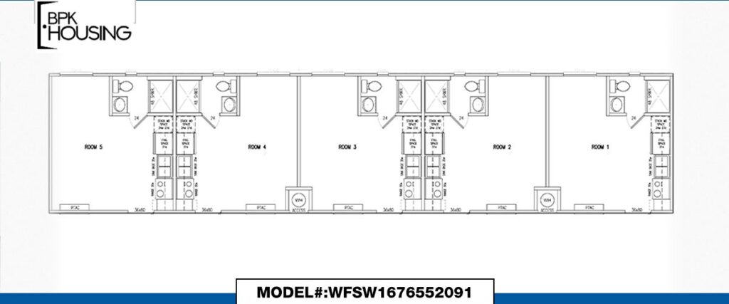 THE LANCER 16×76 5×5 Kitchen Unit